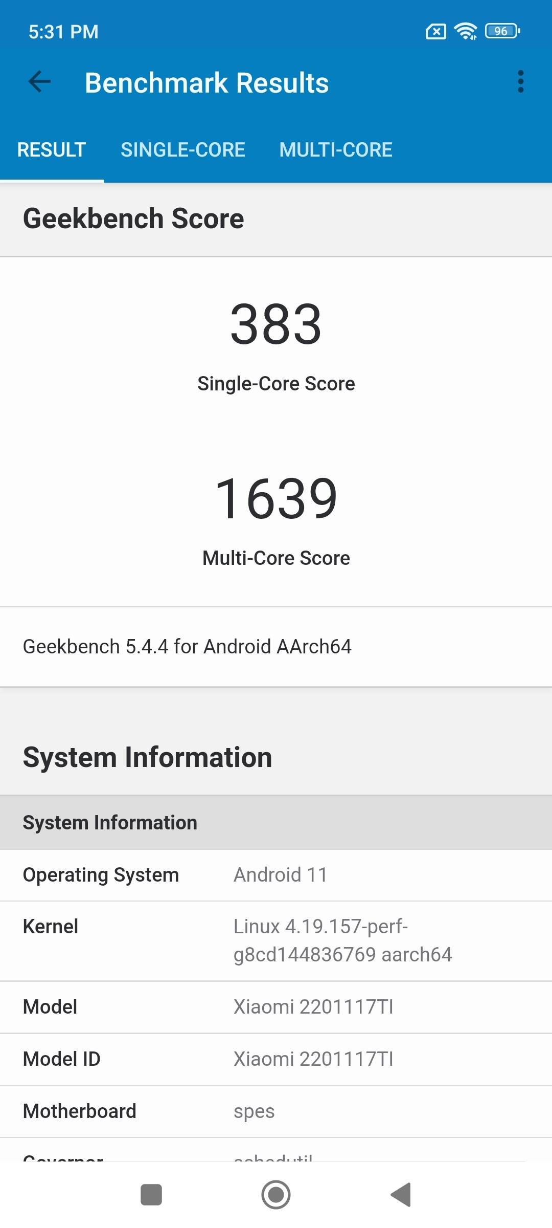 Benchmarks