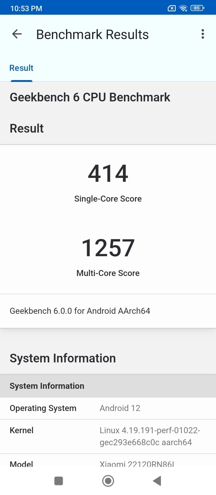 Benchmarks