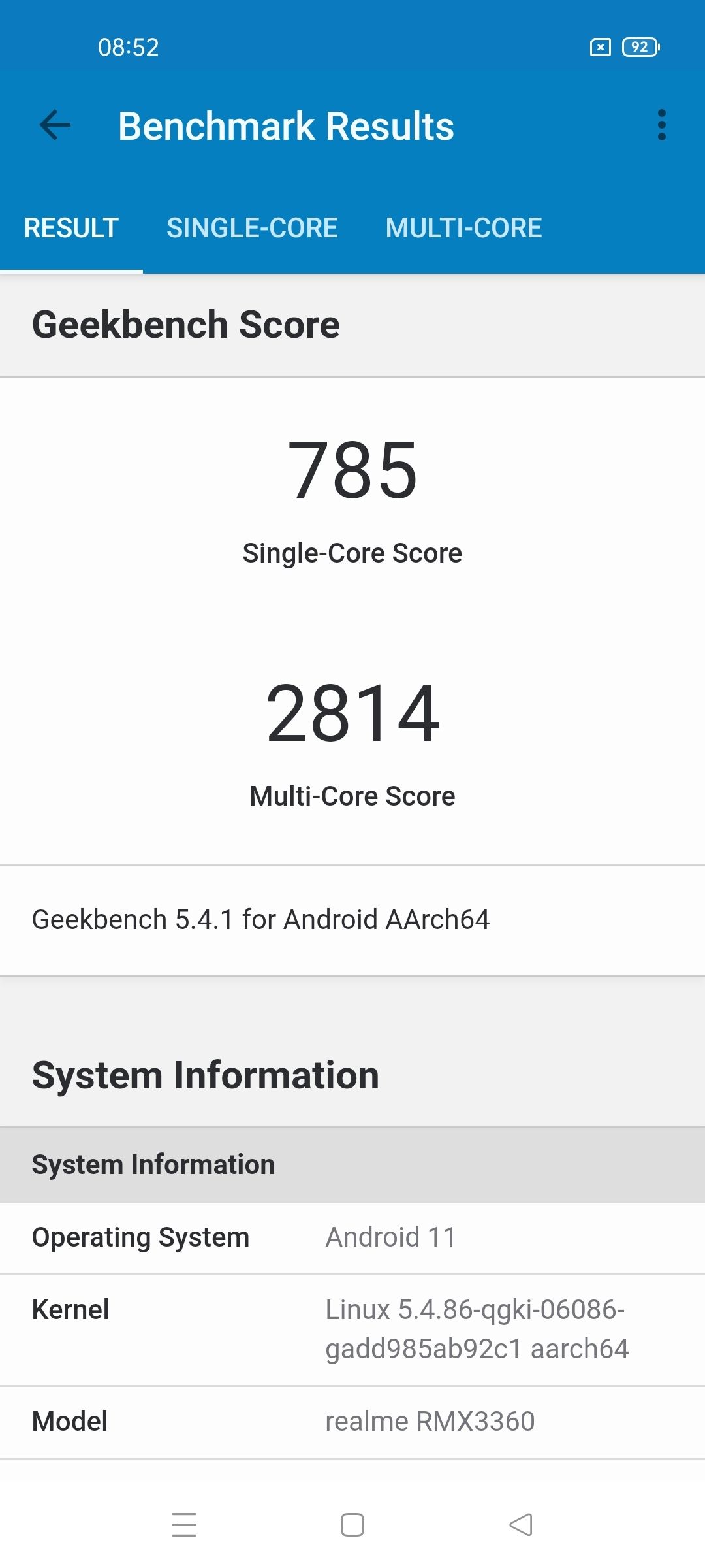 Benchmarks