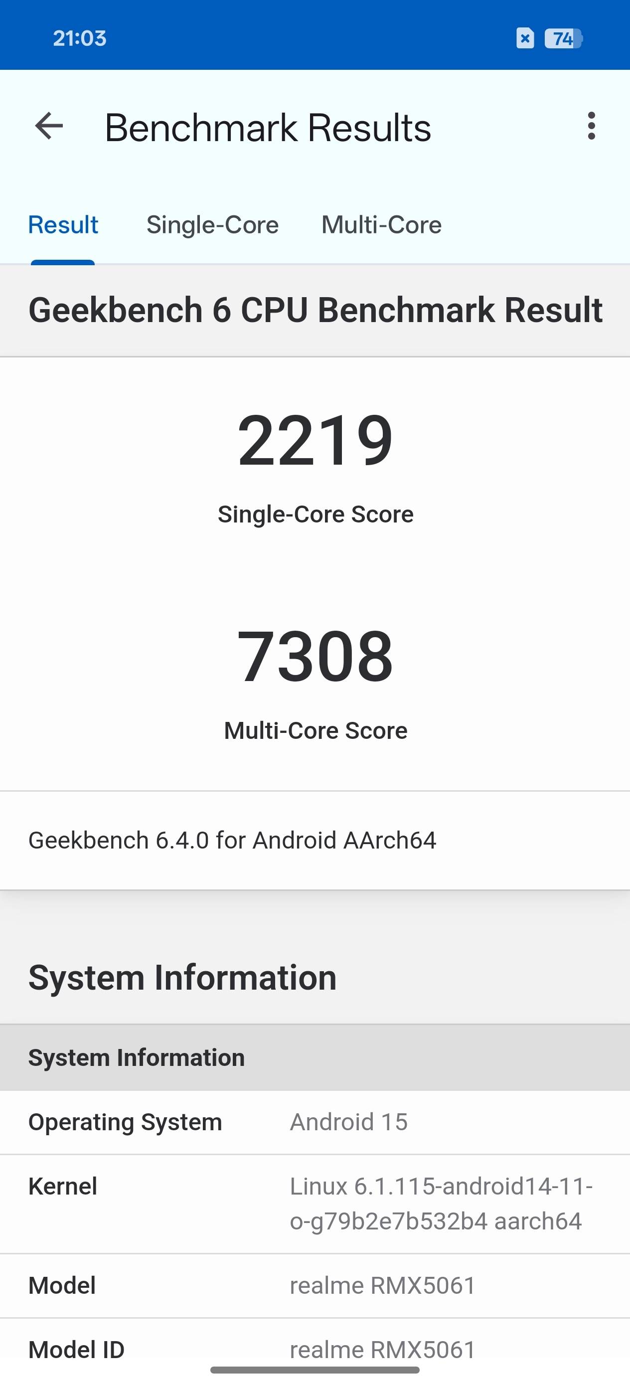 Benchmarks