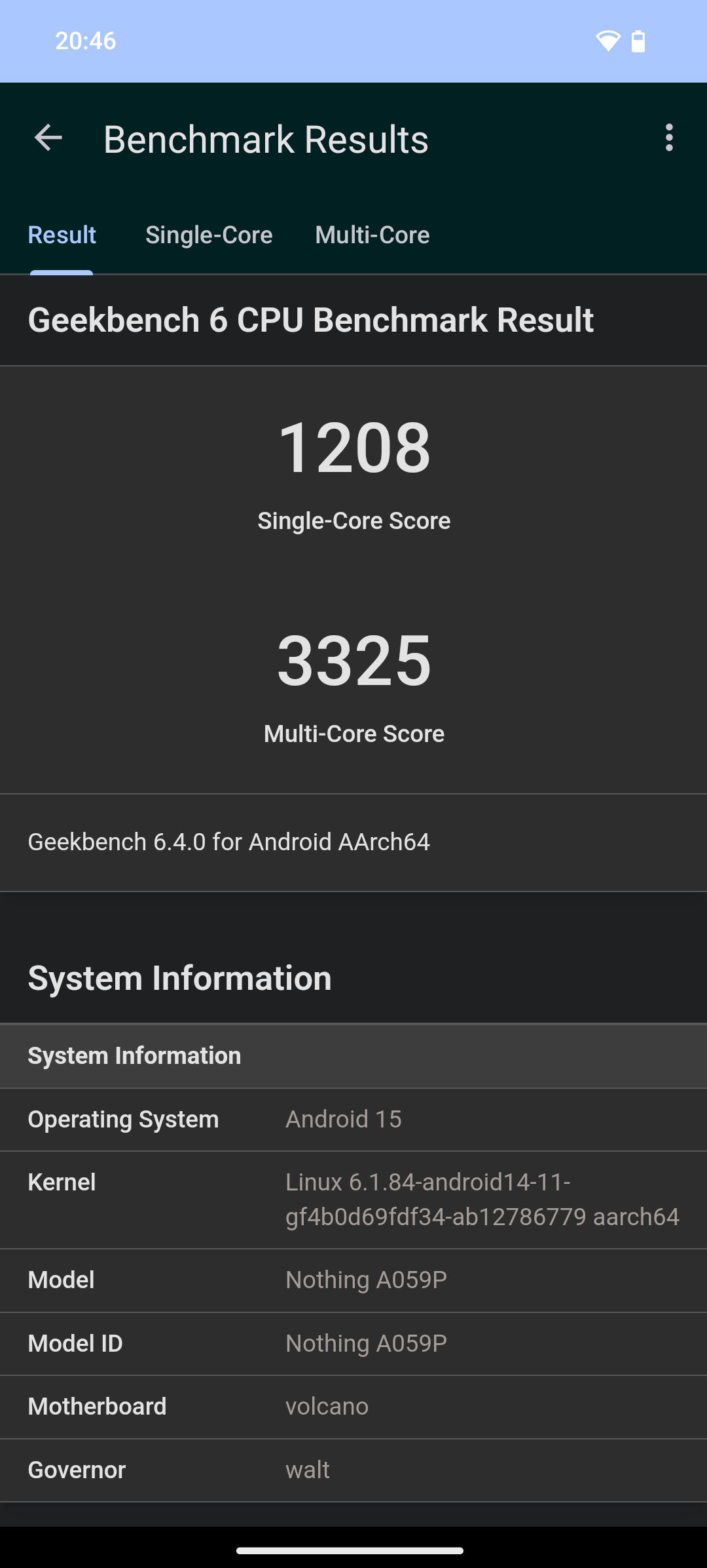 Benchmarks