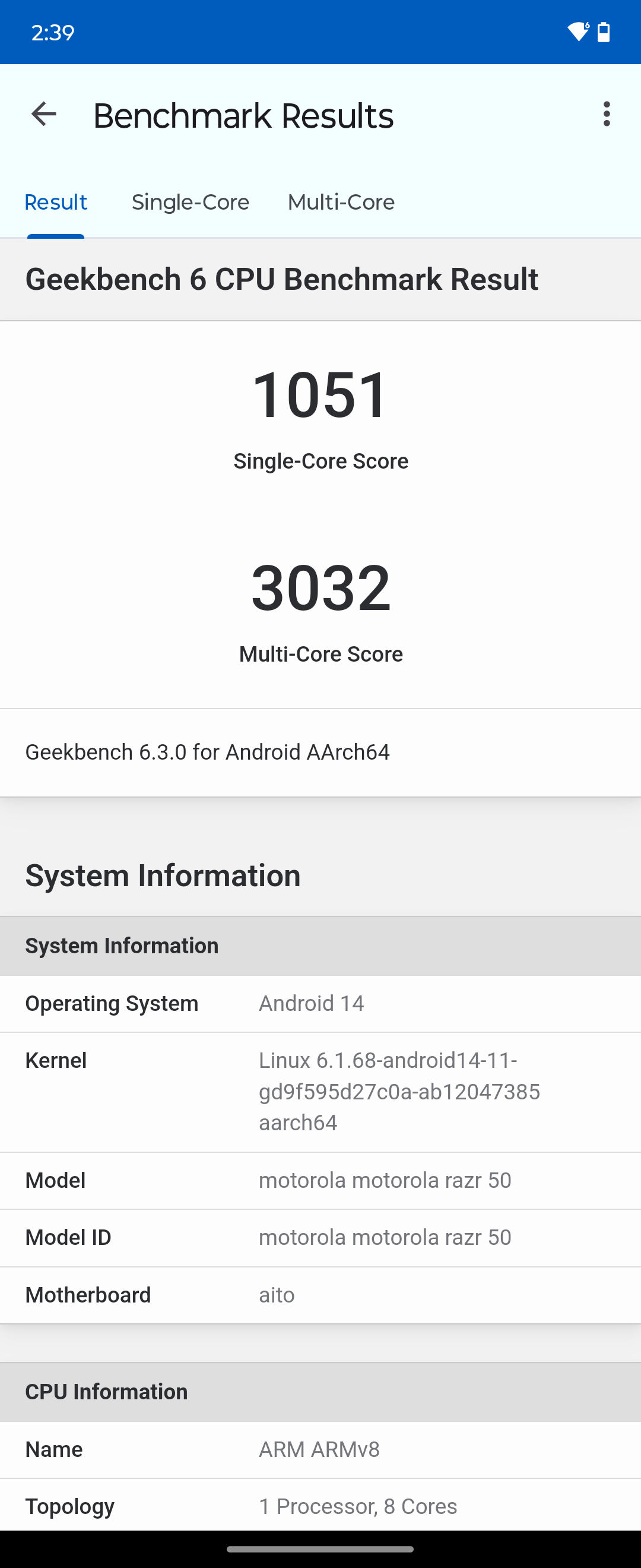 Benchmarks
