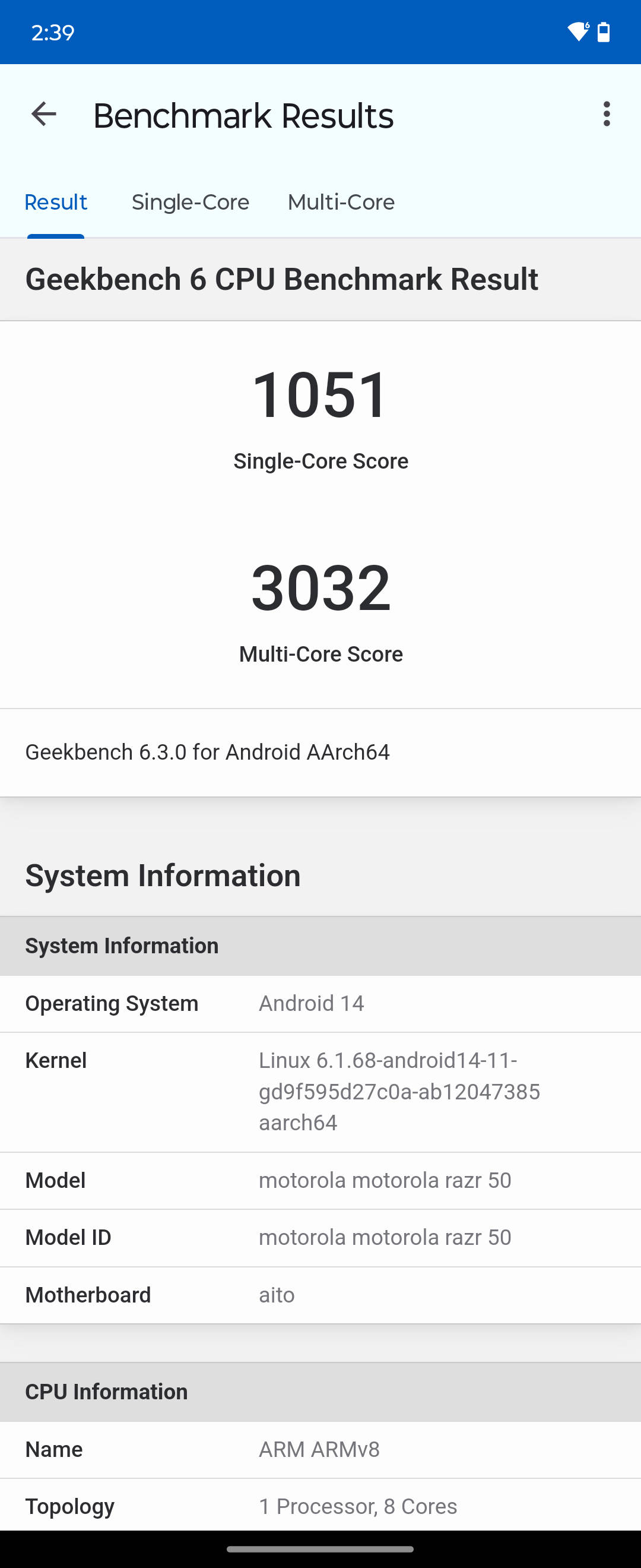 Benchmarks
