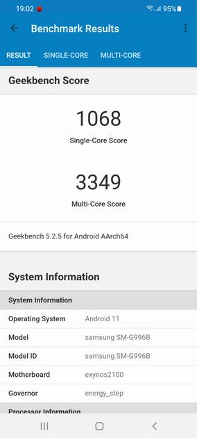 Geekbench5 Benchmark