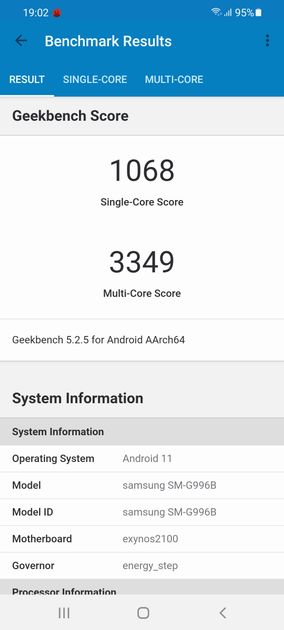 Geekbench5 Benchmark