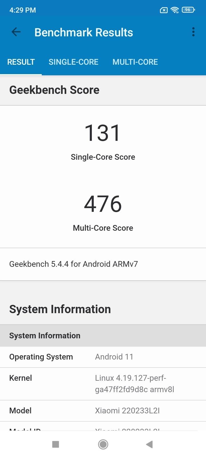 Benchmarks