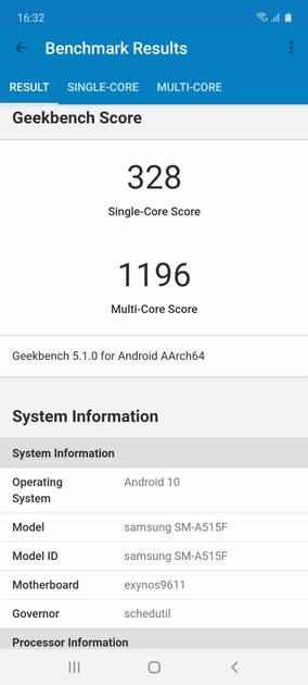 Geekbench5 Benchmark