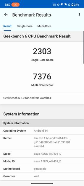 Geekbench6 Benchmark