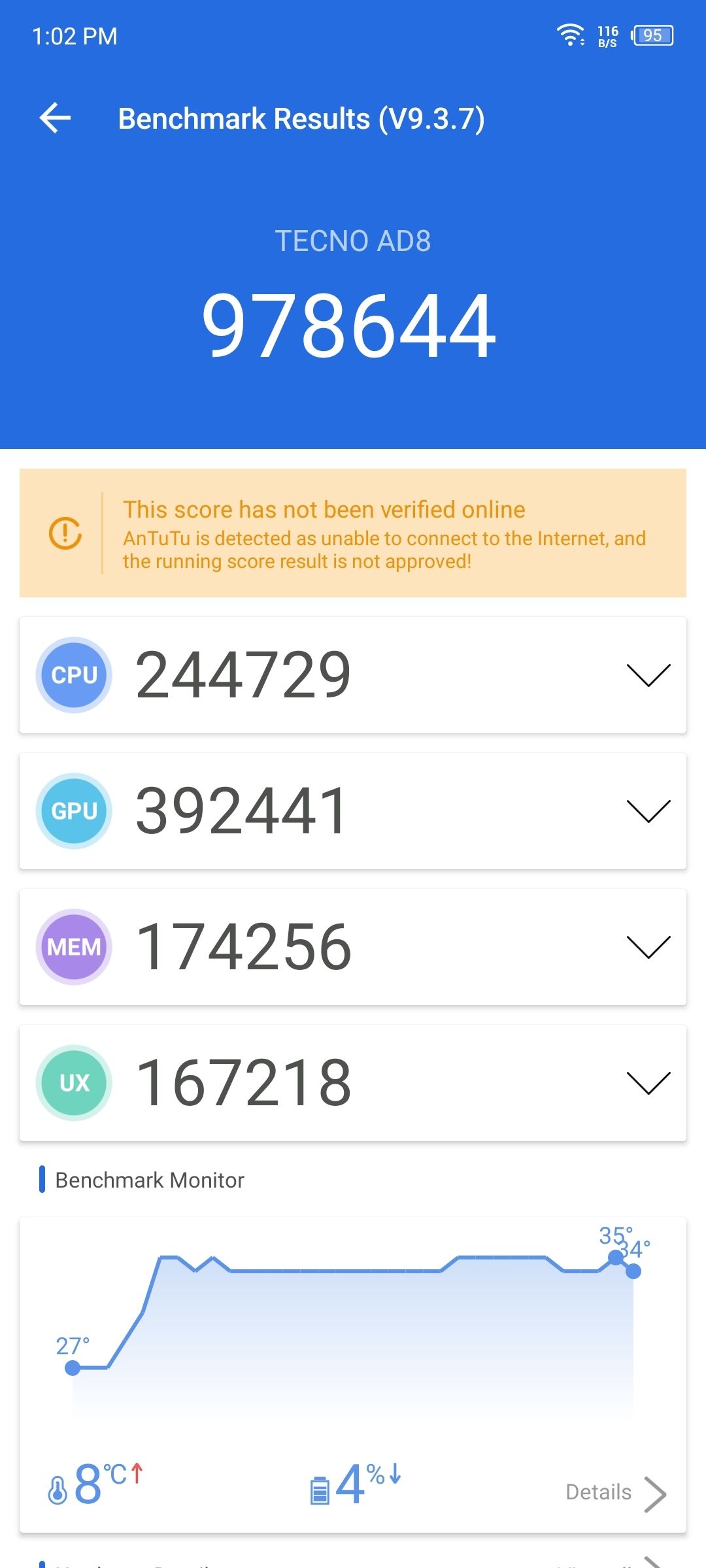 tecno phantom antutu AnTuTu Benchmark