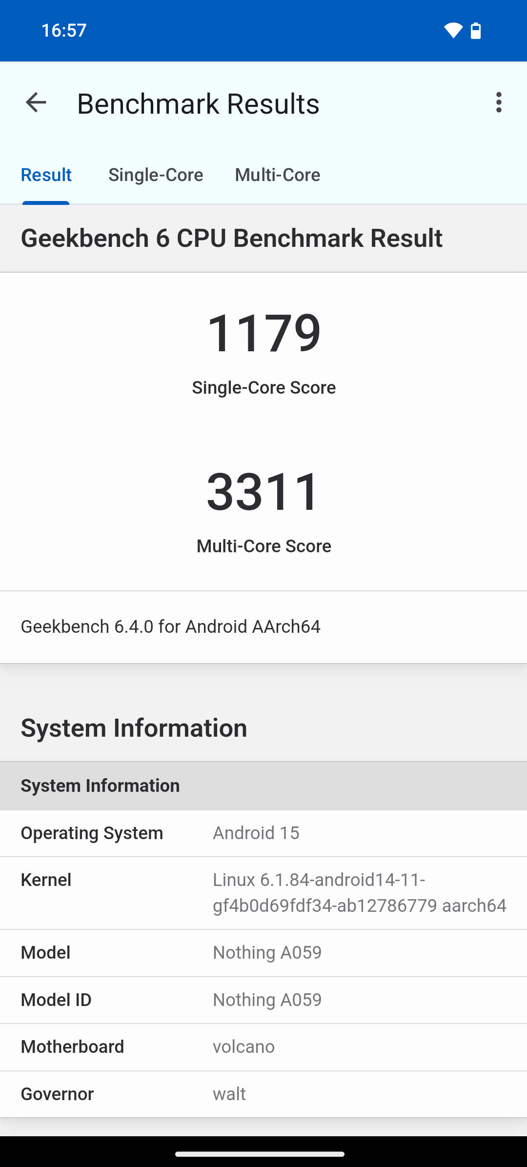 Benchmarks