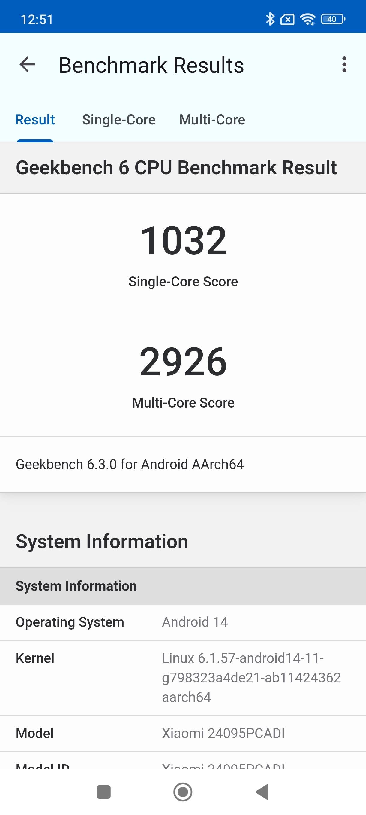 Benchmarks