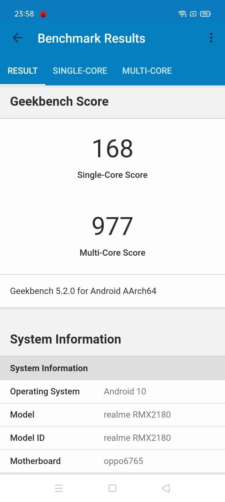 Geekbench5 Benchmark