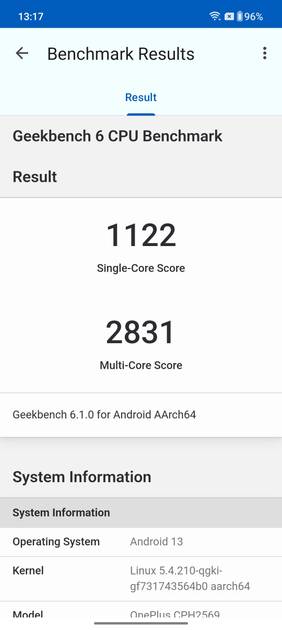 Geekbench6 Benchmark