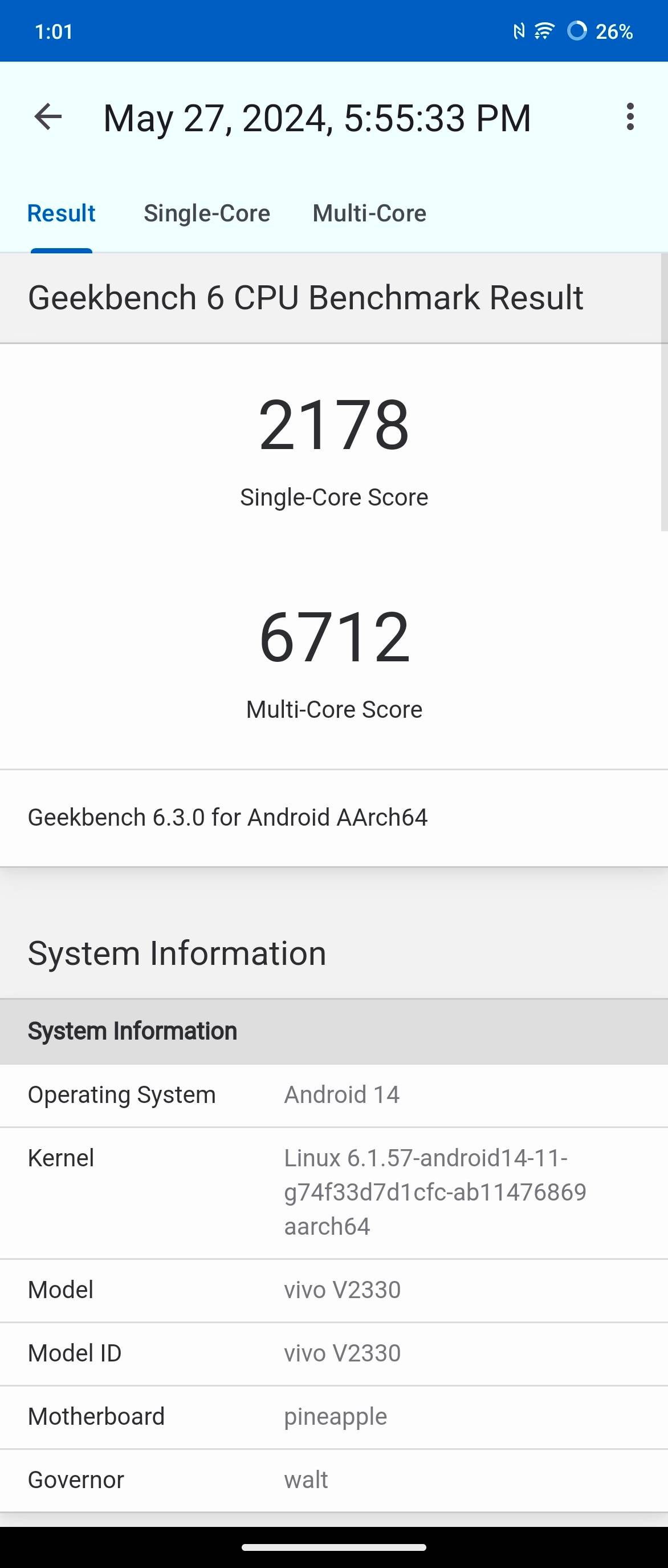 Benchmarks