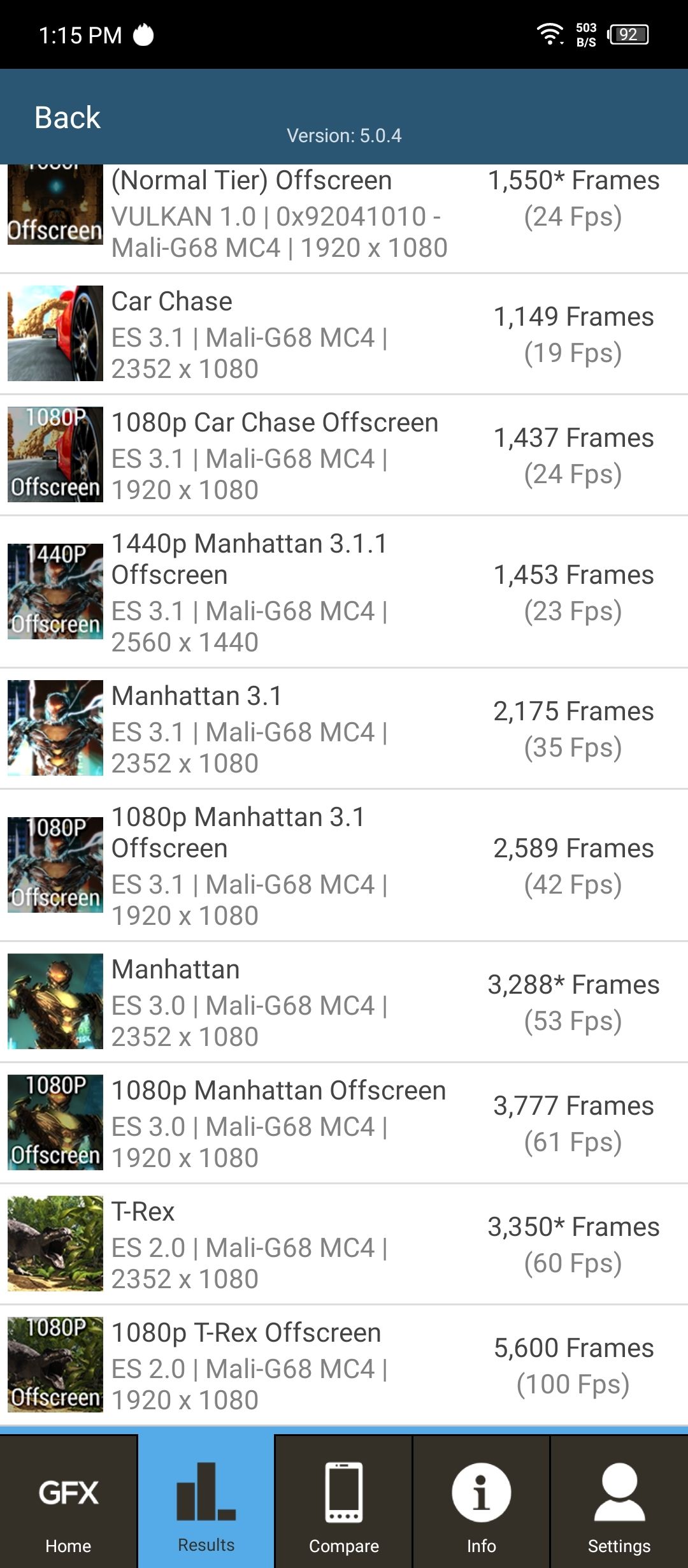 Graphics Benchmark