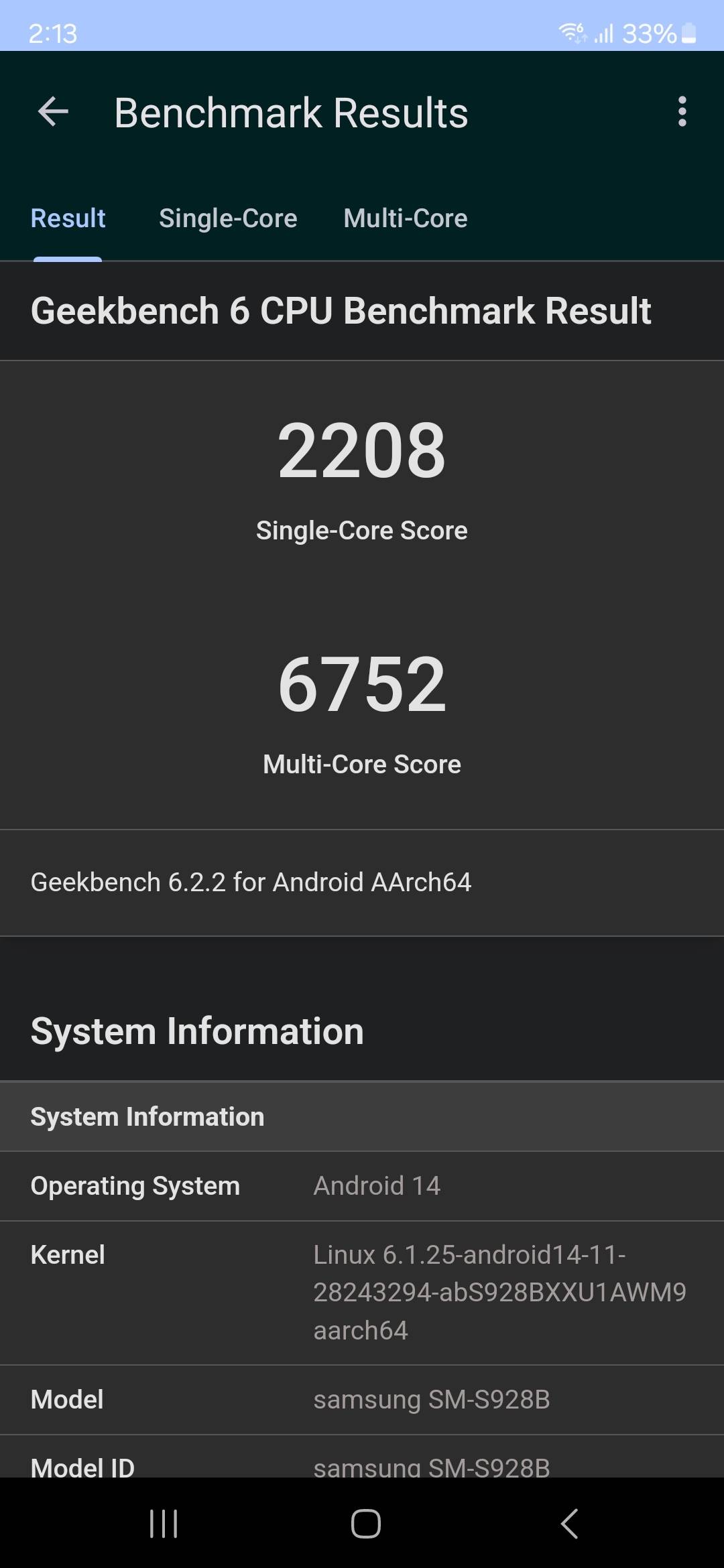 Benchmarks