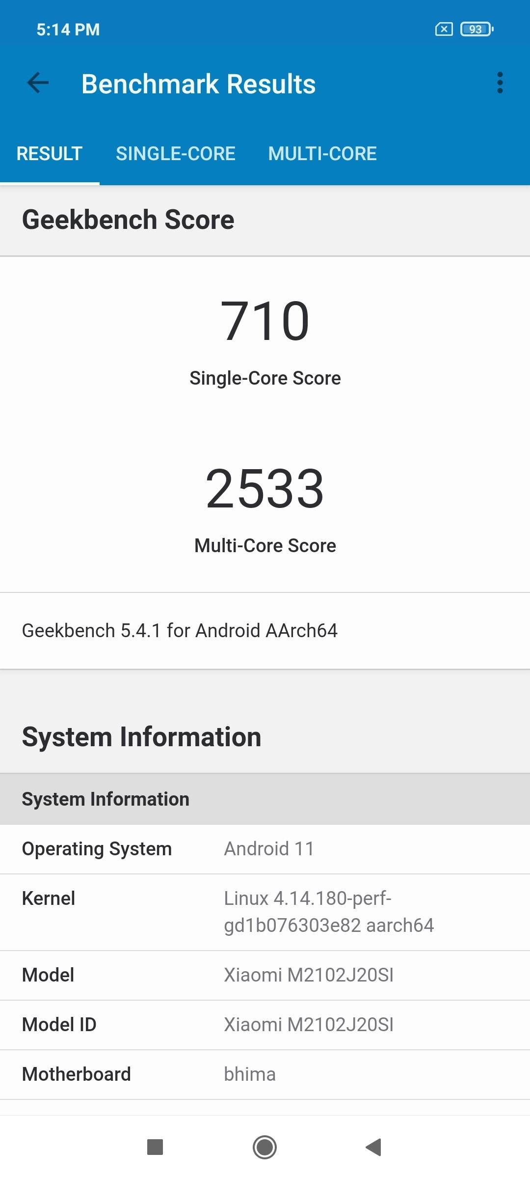 Benchmarks