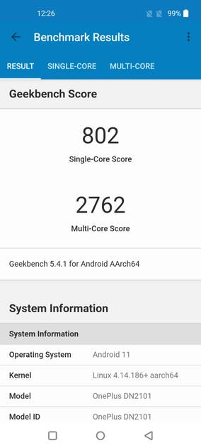 Geekbench5 Benchmark