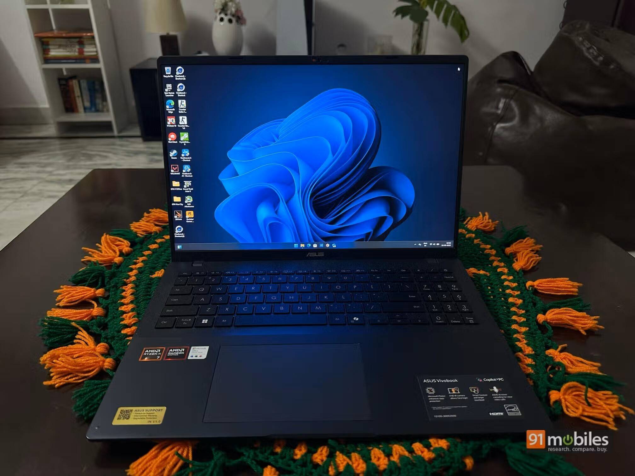 Asus VivoBook 16 M1607KA-MB109WS Laptop (AMD Octa Core Ryzen AI 7/16 GB/512 GB SSD/Windows 11)