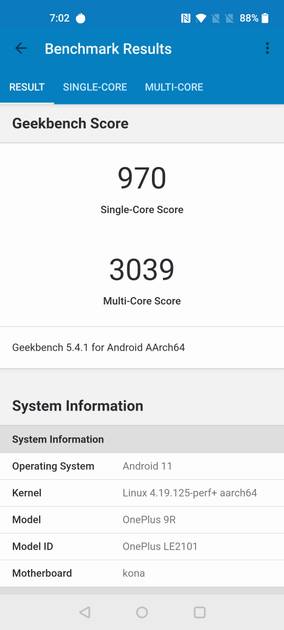 Geekbench5 Benchmark