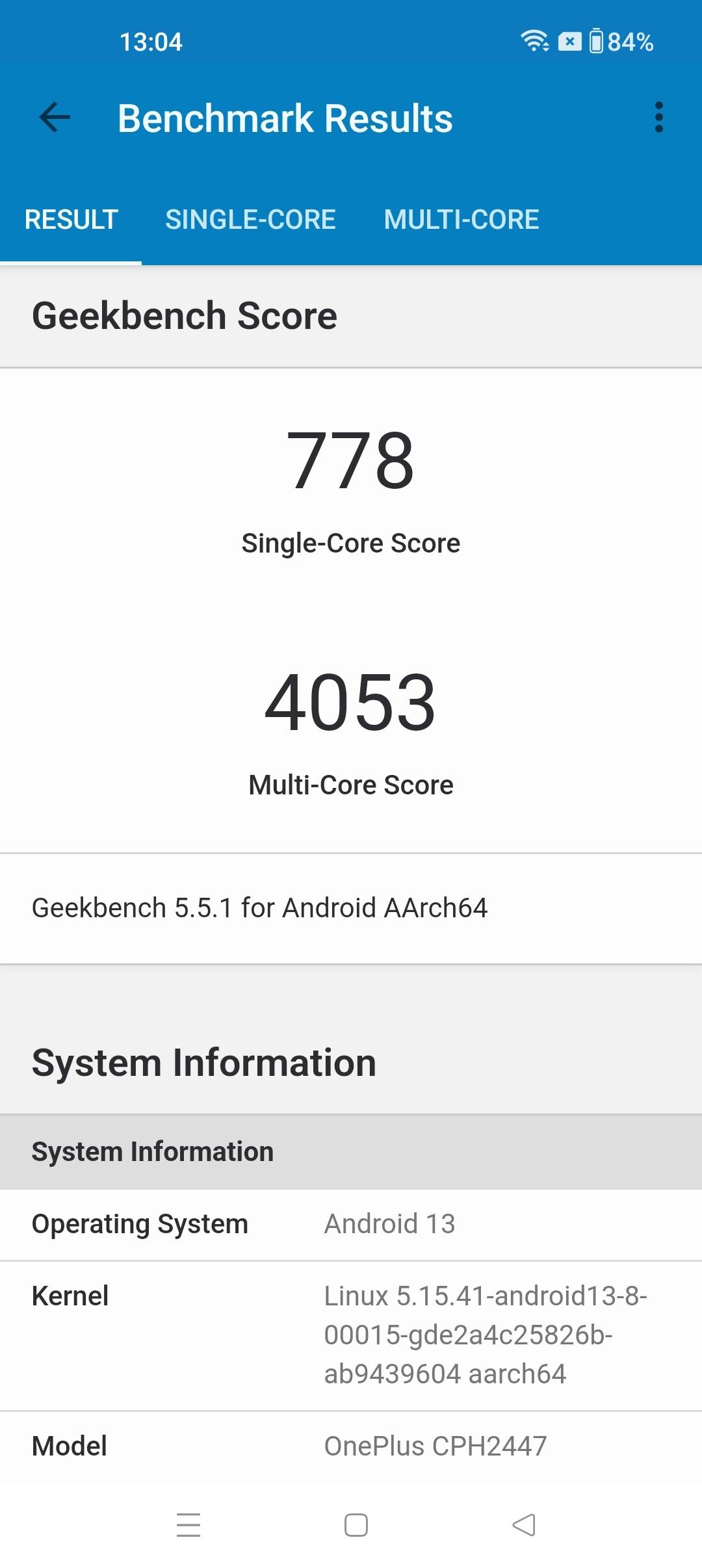 Benchmarks