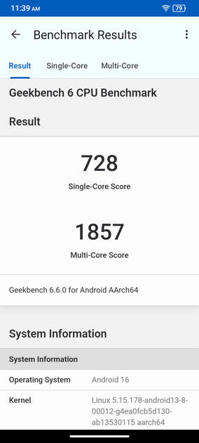 Geekbench6 Benchmark