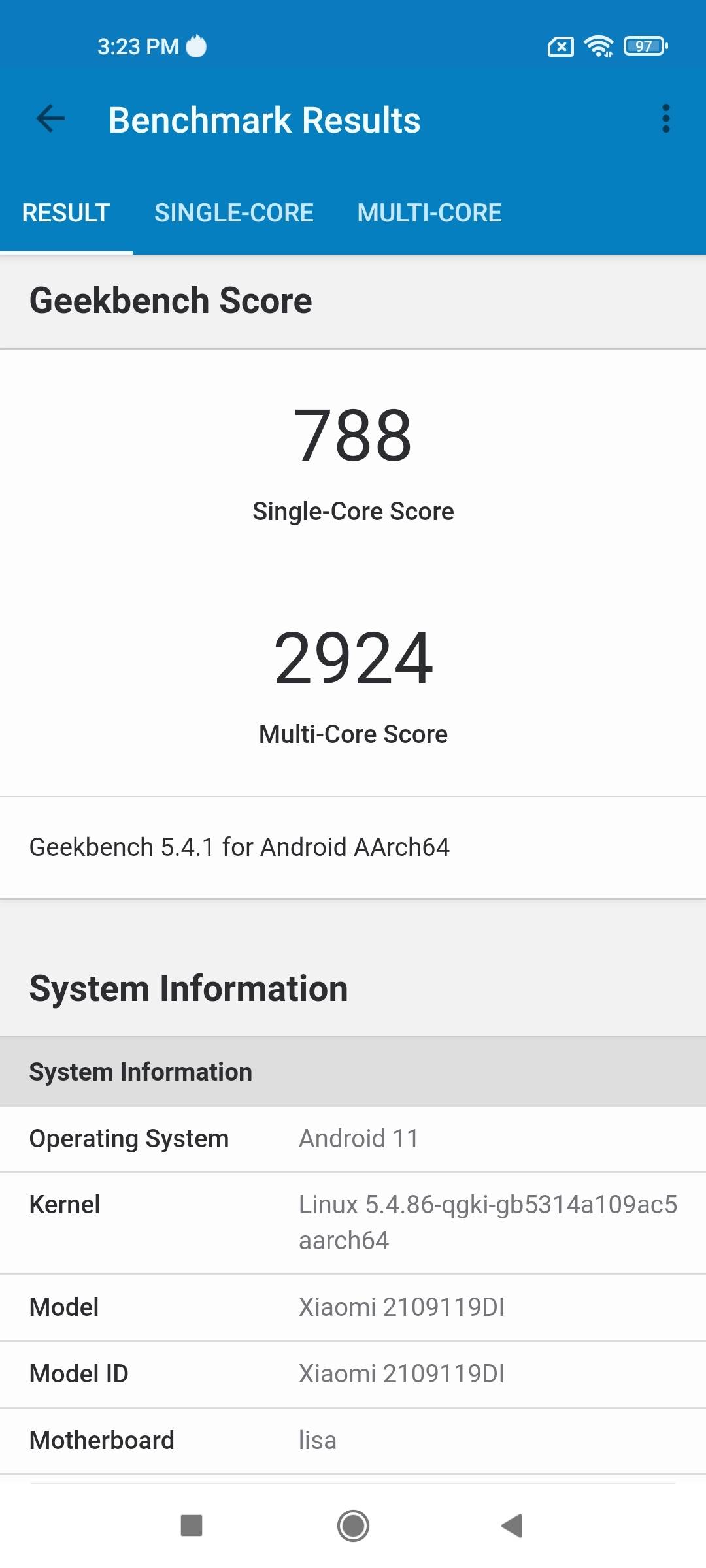 Benchmarks