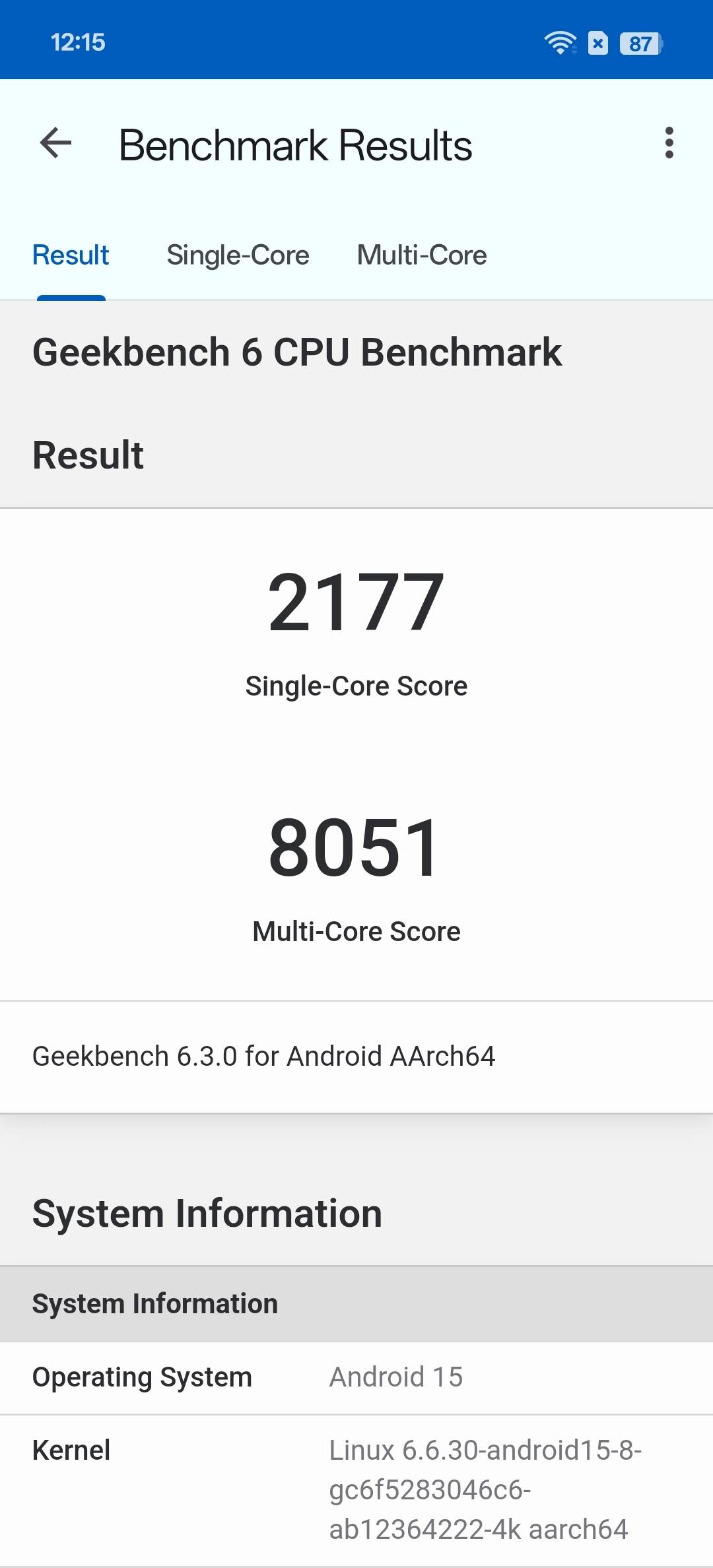 Benchmarks