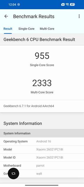 Benchmarks
