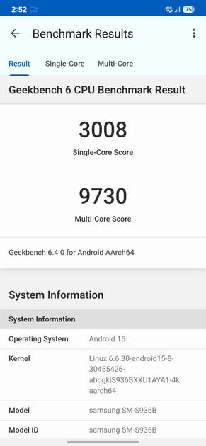Geekbench6 Benchmark