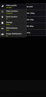 Video Size Options