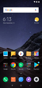 Home Screen