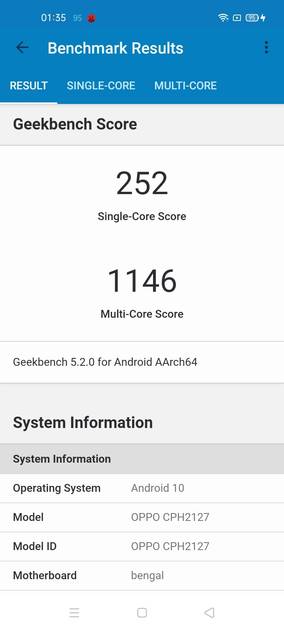 Geekbench5 Benchmark