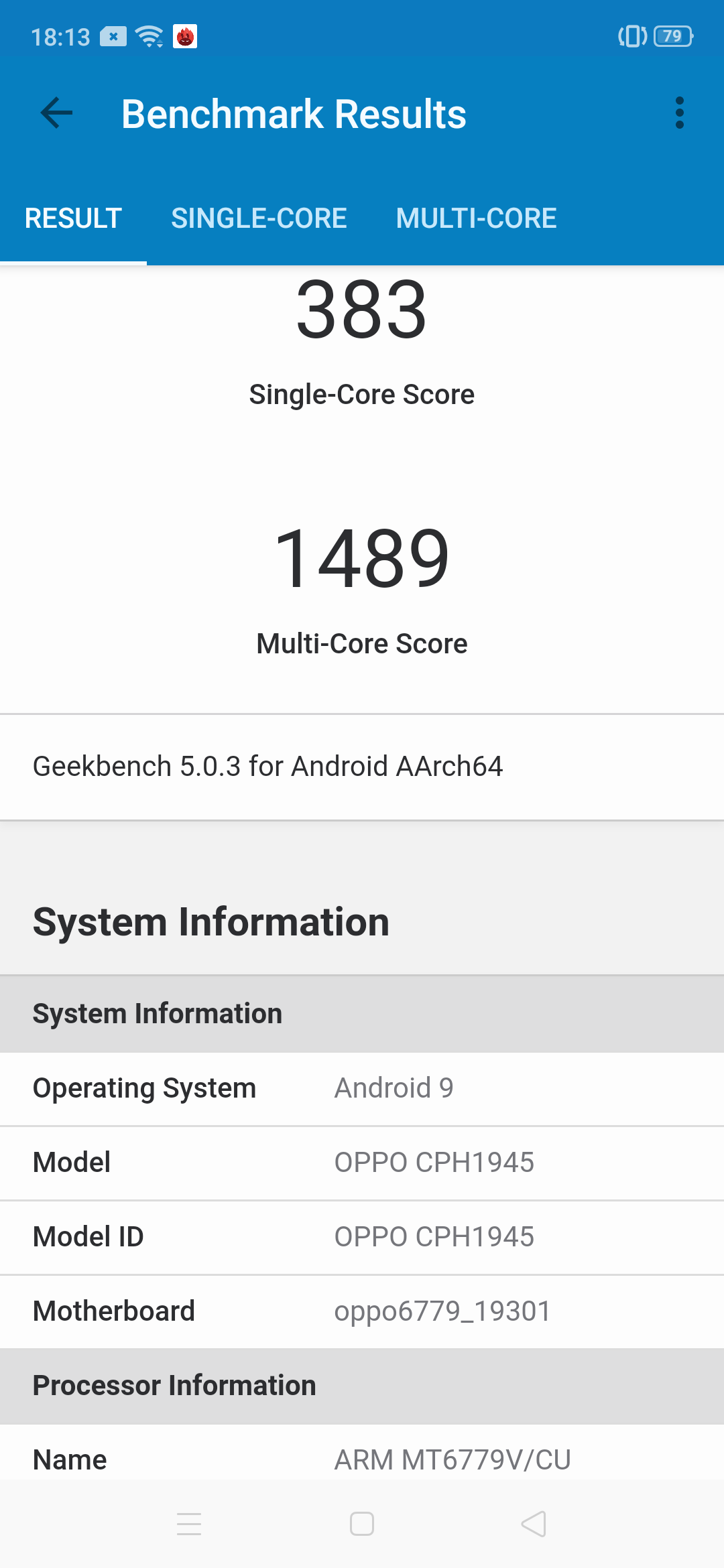 Geekbench5 Benchmark