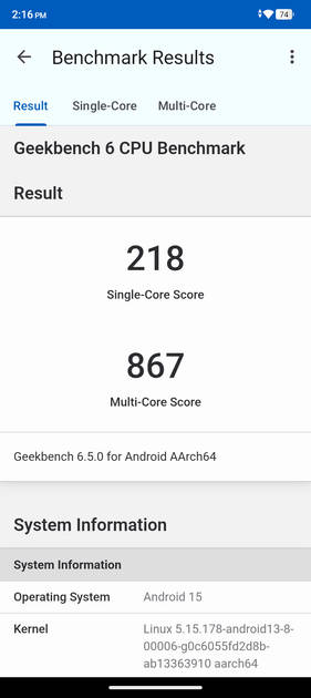 Benchmarks