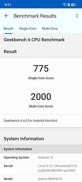 Geekbench6 Benchmark