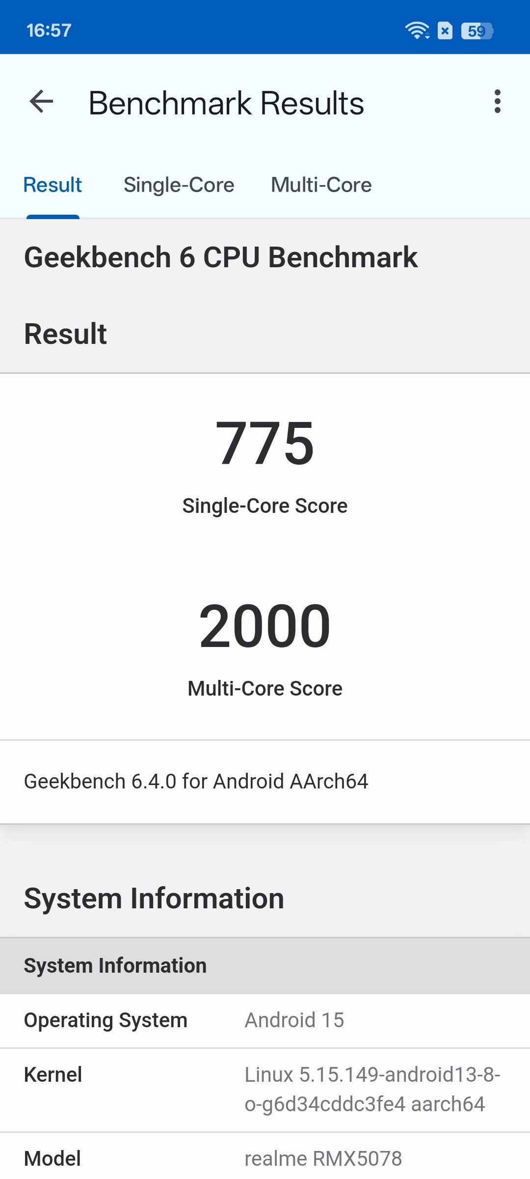 Benchmarks