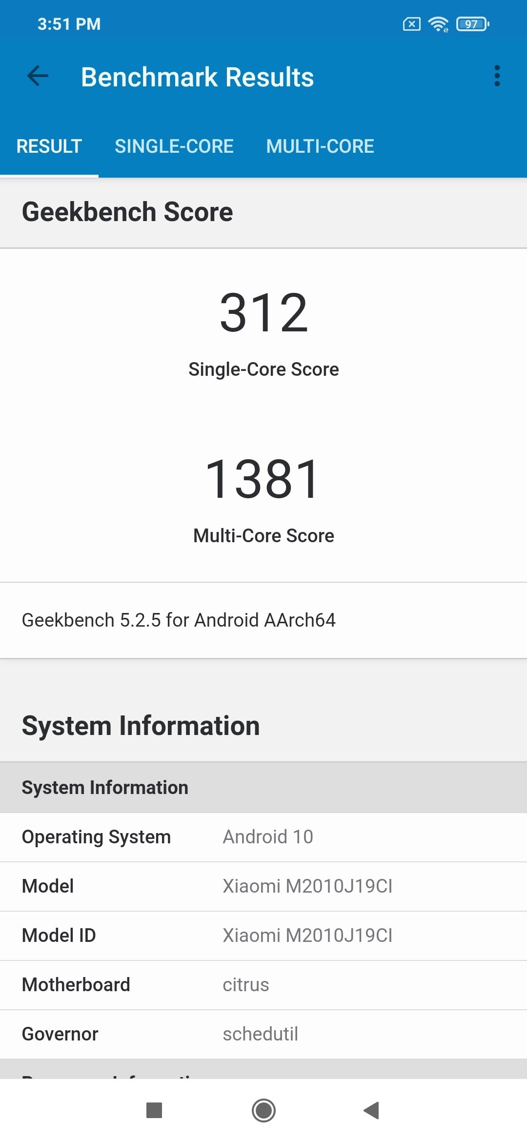 Benchmarks