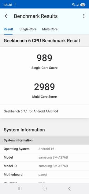 Geekbench6 Benchmark
