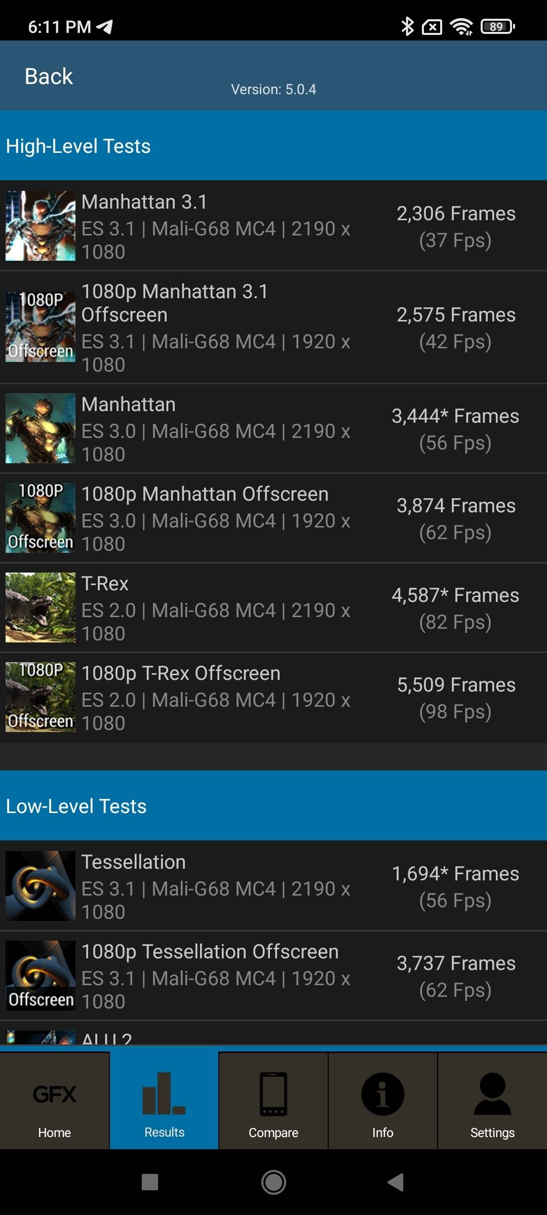 Benchmarks