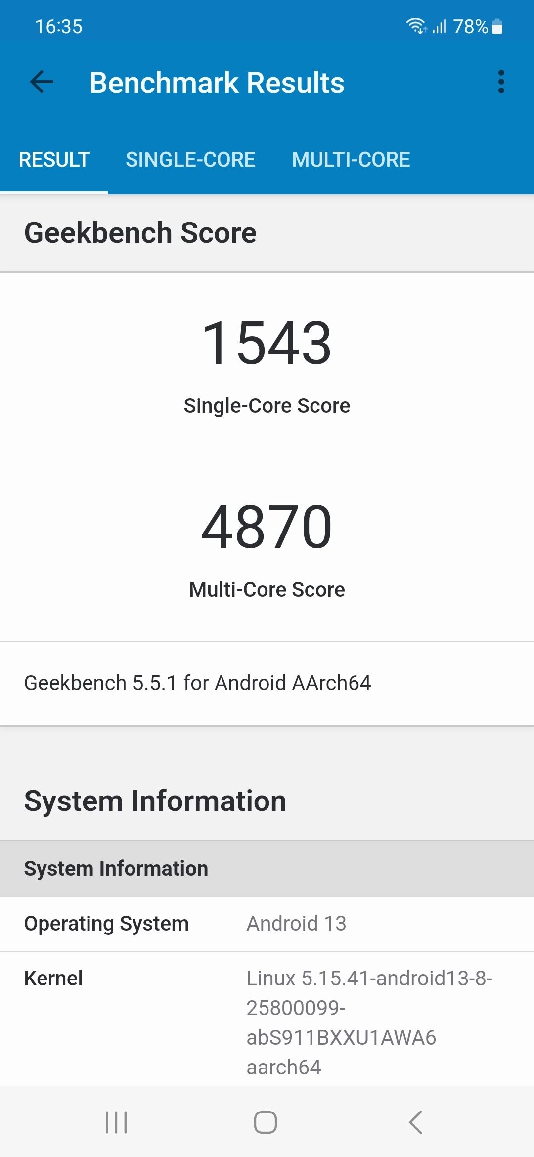 Benchmarks