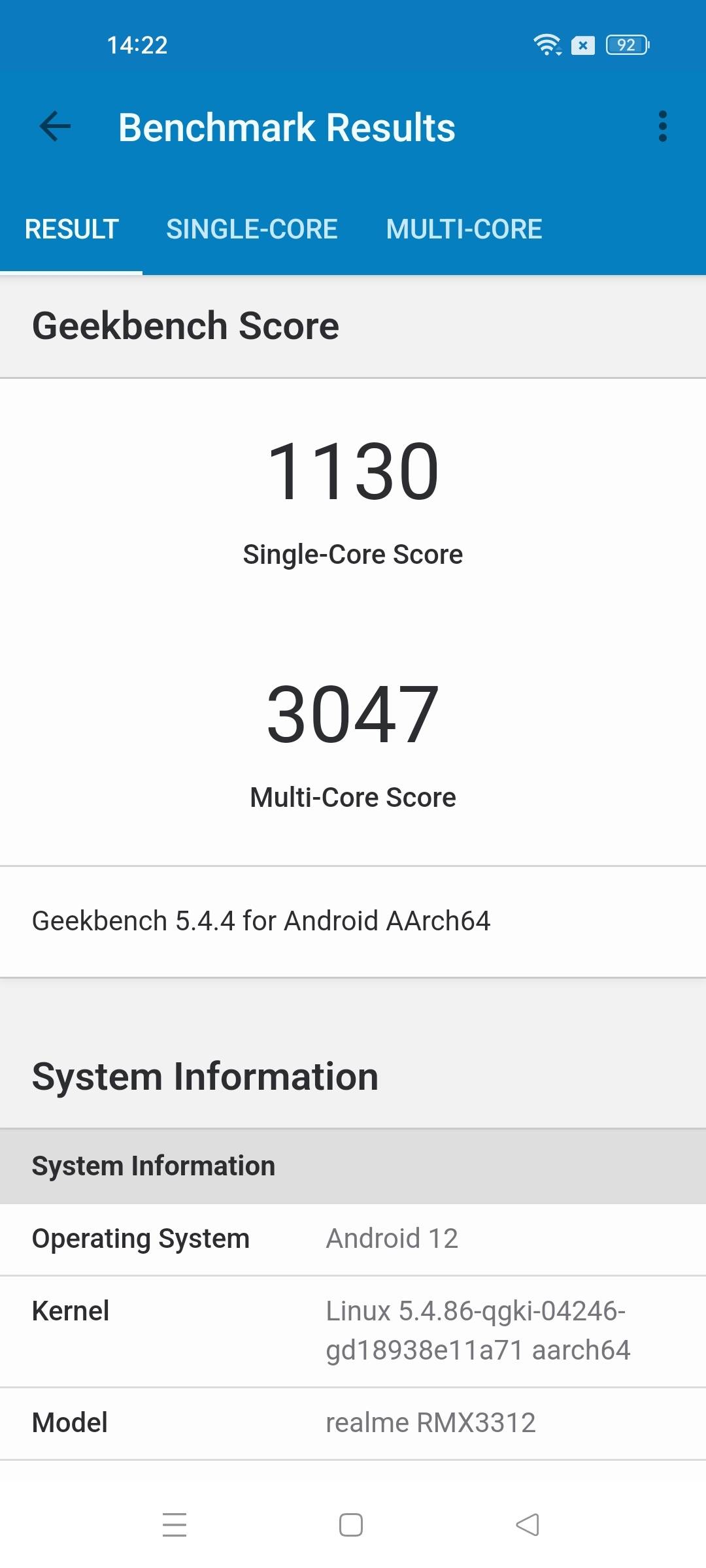 Benchmarks