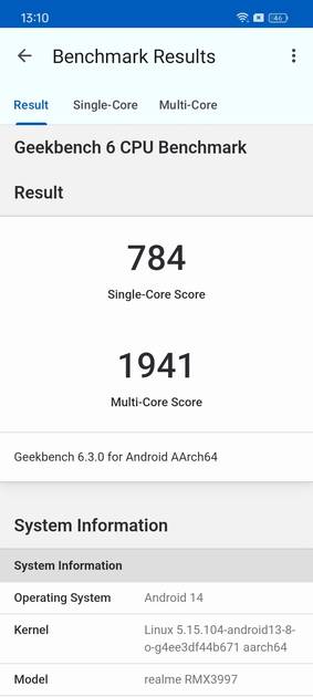 Geekbench6 Benchmark