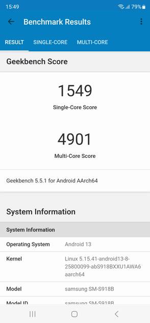 Geekbench5 Benchmark