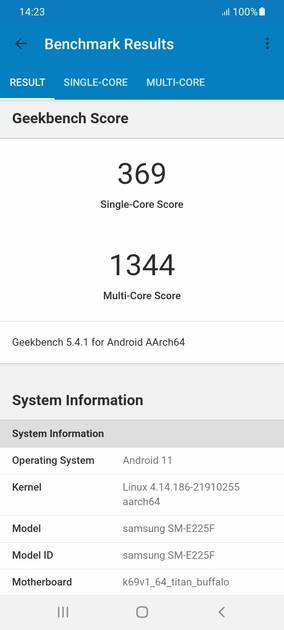 Geekbench5 Benchmark