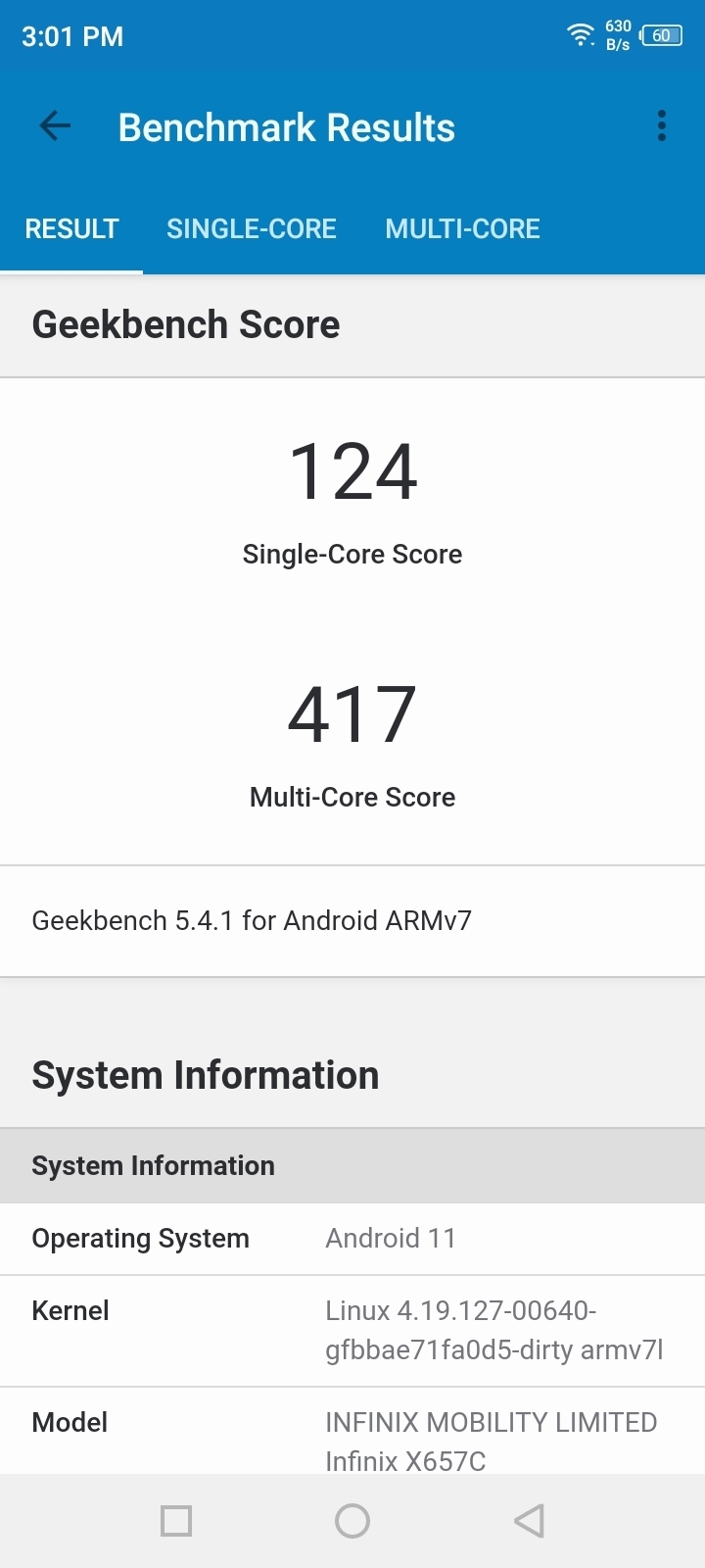 Benchmarks