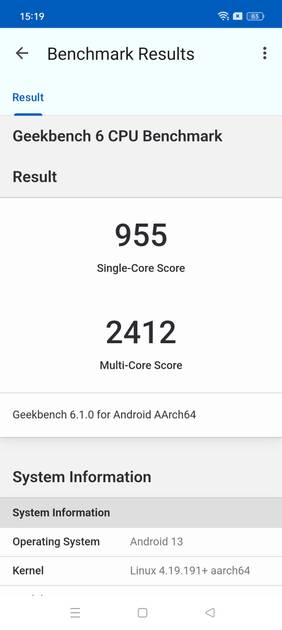 Geekbench6 Benchmark