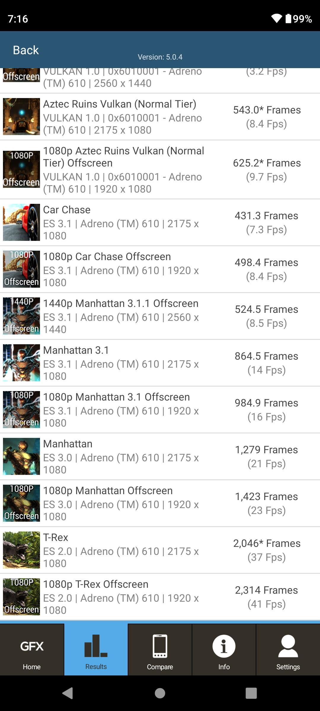 Graphics Benchmark