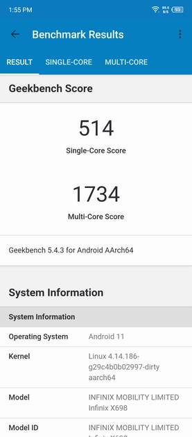 Geekbench5 Benchmark