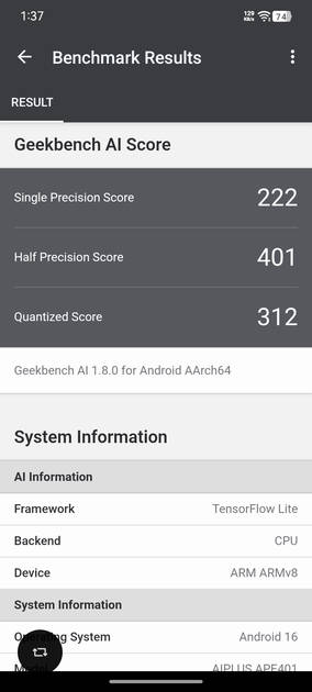 GeekBench AI